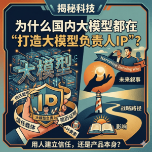 E160 为什么国内互联网公司都在“打造大模型负责人IP”?