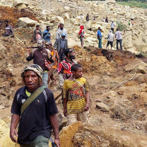 巴新山体滑坡“活埋2000多人”,部落暴力等因素阻碍救援