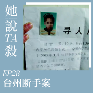 28. 黑狗与手：台州断手案