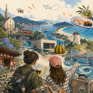 EP9 追星搭子终于聊旅游:日本四季、乡下奇遇和迷路人生(上)