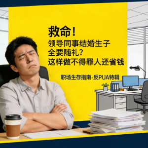 救命！领导同事结婚生子全要随礼？三招教你保住钱包 职场人情太麻烦，三招教你既能守住钱包，又不得罪人