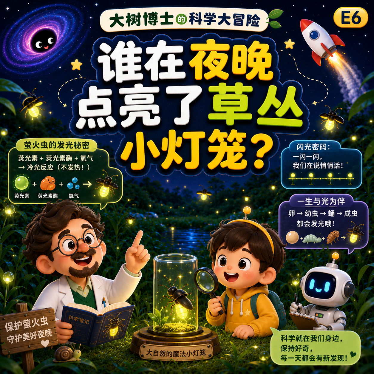 E6-谁在夜晚点亮了草丛小灯笼？ episode artwork
