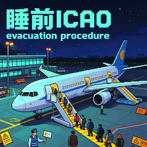 「睡前ICAO」全英文聊聊撤离程序