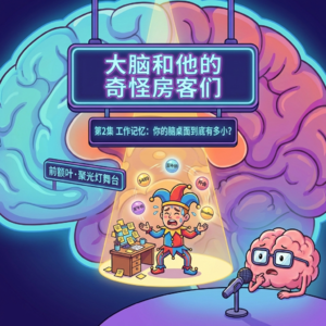 Ep.02 工作记忆：你的脑桌面只有便利贴那么大？| 大脑和他的奇怪房客们