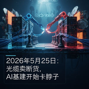 2026年5月:AI基建卡脖子,光缆HBM更要命
