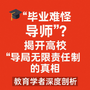 【深度访谈-01】：高校导师无限责任制合理吗？