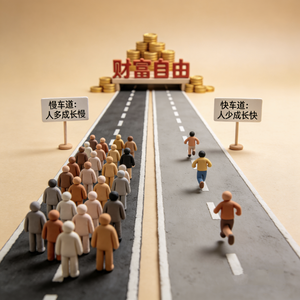 你不是不够努力,是被 “慢车道” 思维困住了|拆透普通人穷忙的真相