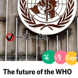 【241】世卫组织的未来