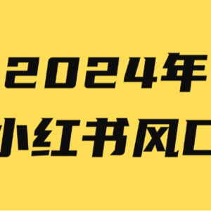 2024小红书最新风口赛道，居然在这