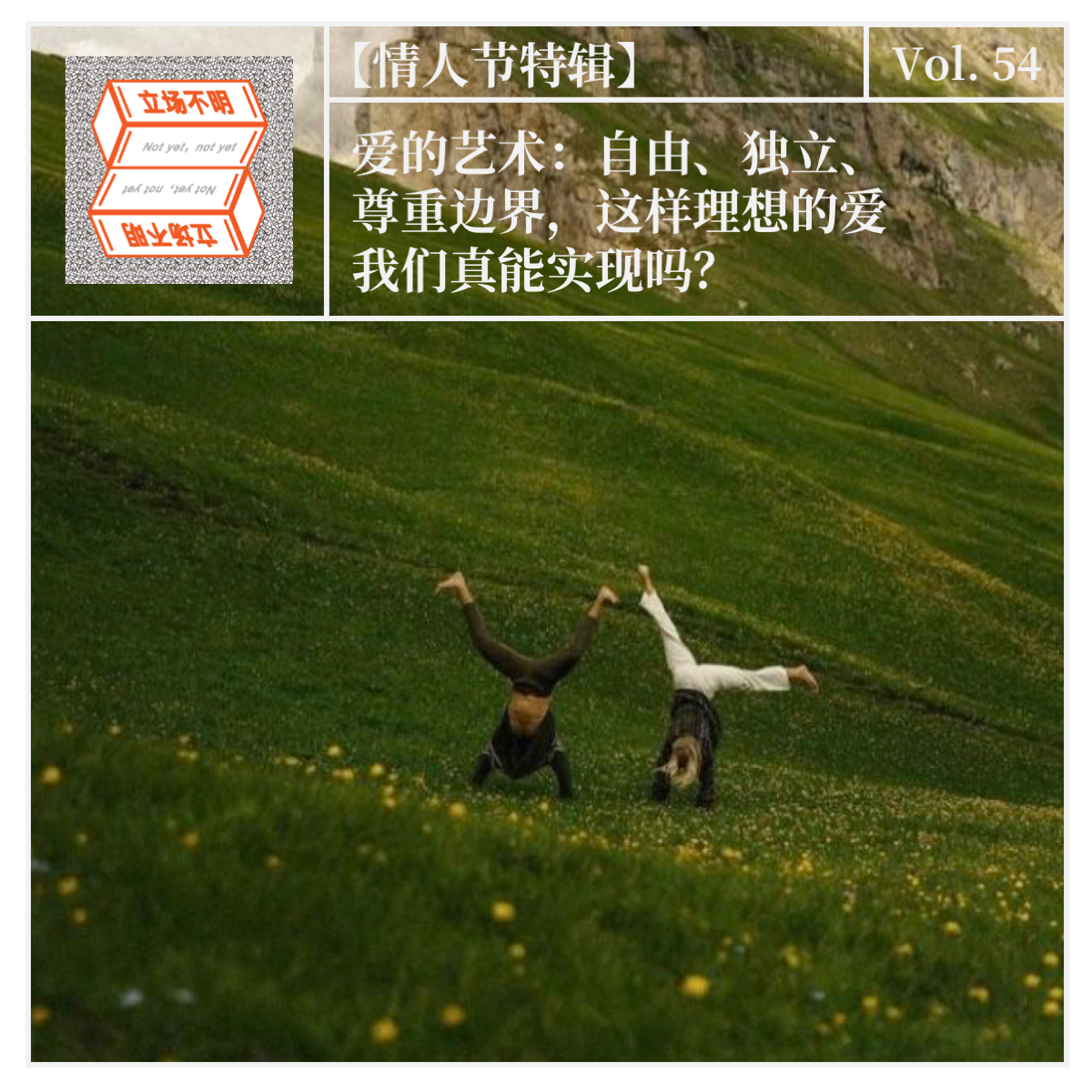 cover of episode Vol.54【情人节特辑】爱的艺术：自由、独立、尊重边界，这样理想的爱我们真能实现吗？