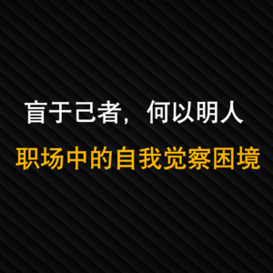 28-盲于己者，何以明人：职场中的自我觉察困境