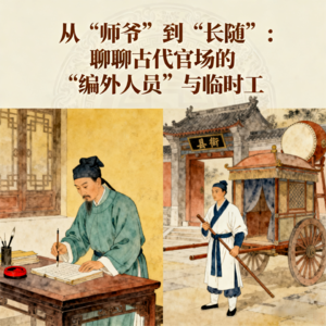 从“师爷”到“长随”：聊聊古代官场的“编外人员”与临时工