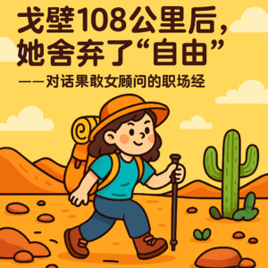 Vol2.戈壁108公里后，她选择舍弃“自由”——一位果敢女顾问的职场启示录