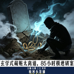 玄学式藏赃太离谱,85小时极速破案