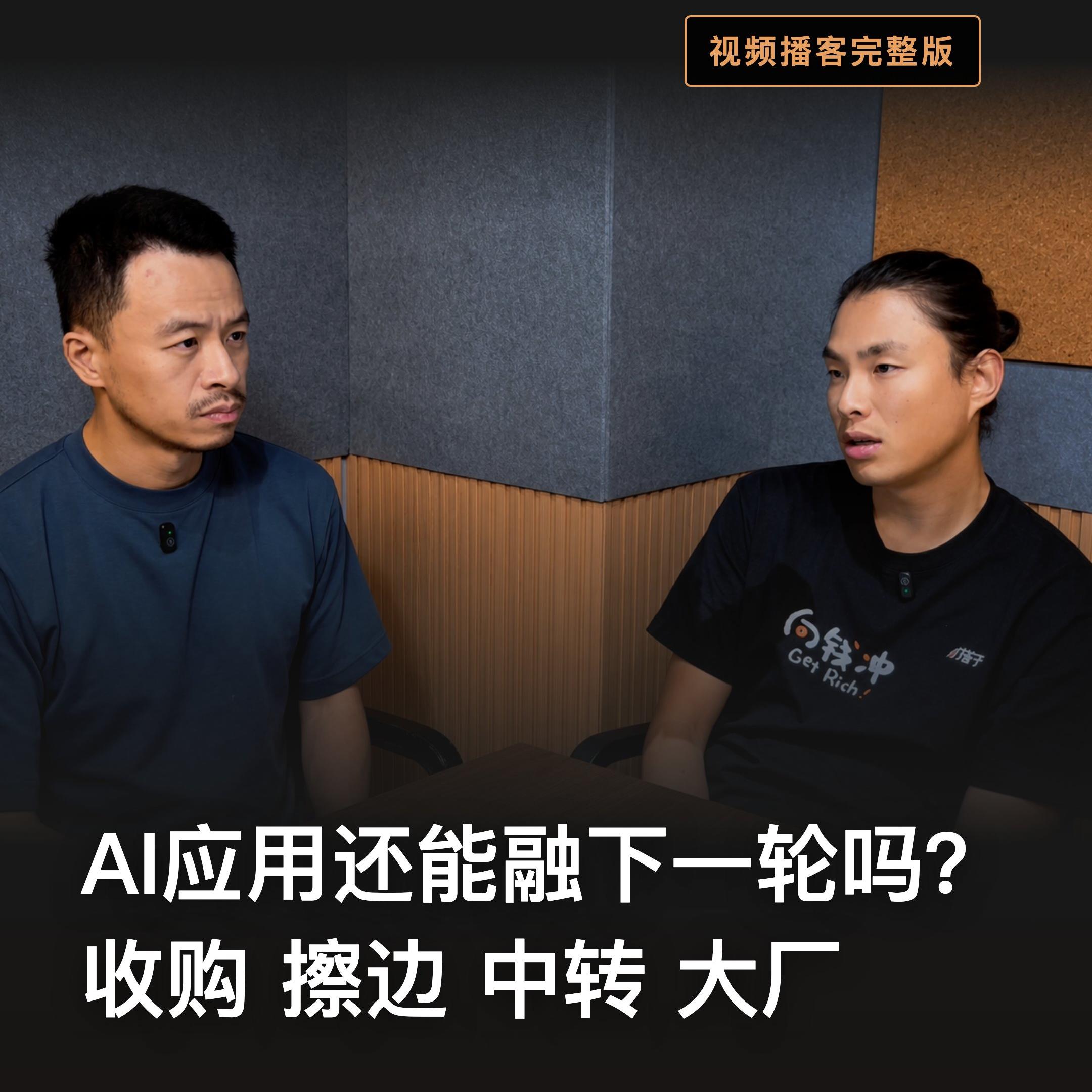 40. AI应用能融下一轮吗？收购、擦边、中转站、大厂围猎 - 对话｜马克汤 episode artwork