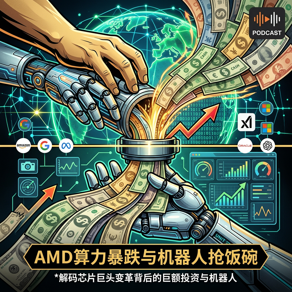 【科技路边摊】AMD算力暴跌与机器人抢饭碗 episode artwork