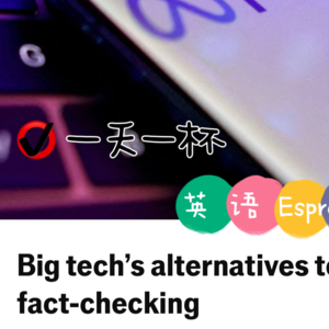 【266】面对事实核查，大型科技公司如何取舍