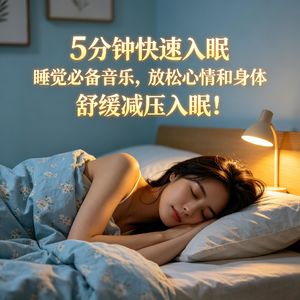 5分钟快速入眠，睡觉必备音乐，放松心情和身体，舒缓减压入眠！