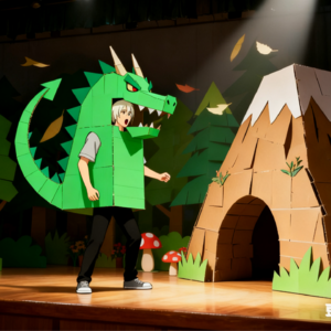 打工吧！魔王大人-新居-27-家庭舞台剧——勇者逗恶龙-第三幕