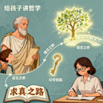 给孩子讲哲学：从古希腊智者到现代学者，理念、语言与求真之路