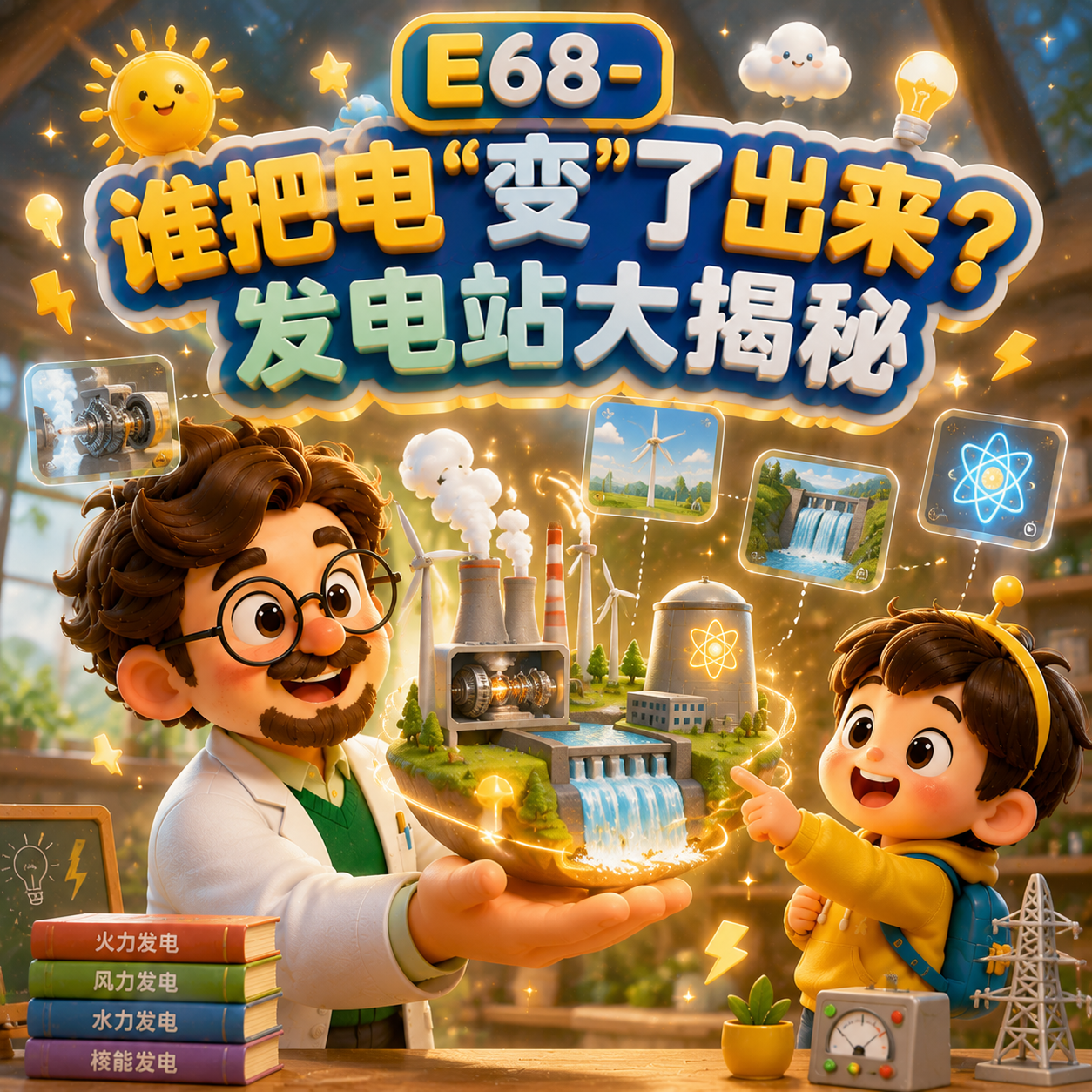 E68-谁把电“变”了出来？发电站大揭秘｜生活 episode artwork