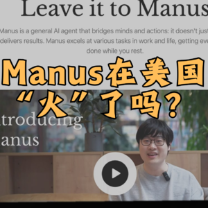 第431集 Manus在美国“火”了吗？