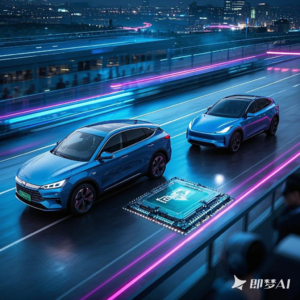 《晚安咖啡》科技夜话(英文版):比亚迪超越上汽成销冠,特斯拉首现年度下滑,上海加码AI布局