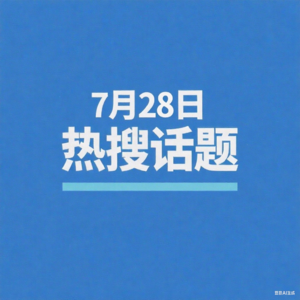 7-28微博热搜、百度热搜、网易热搜、腾讯热搜、今日头条播报