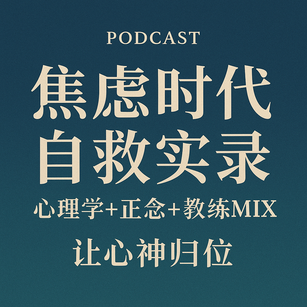 #4 焦虑时代自救实录：心理学+正念+教练MIX，让心神归位 episode artwork