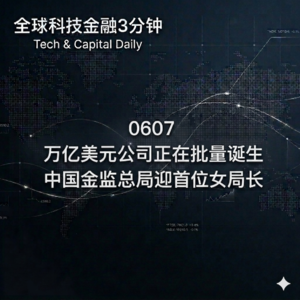 0607 万亿美元公司正在批量诞生 中国金监总局迎首位女局长