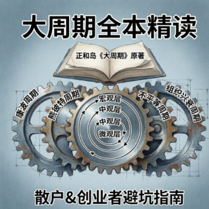 EP .08 [财智的支点] 正和岛《大周期》全本精读｜散户 & 创业者的周期避坑指南