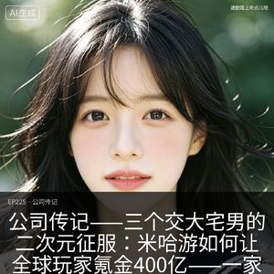 EP213 · 公司传记——三个交大宅男的二次元征服:米哈游如何让全球玩家氪金400亿