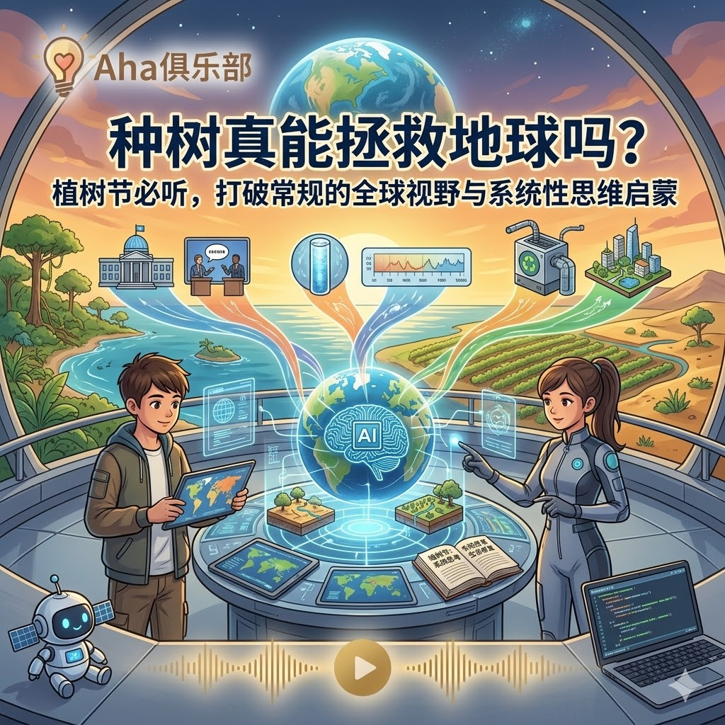 Vol1.9【百科】 种树真能拯救地球吗？植树节必听，打破常规的全球视野与系统性思维启蒙 episode artwork