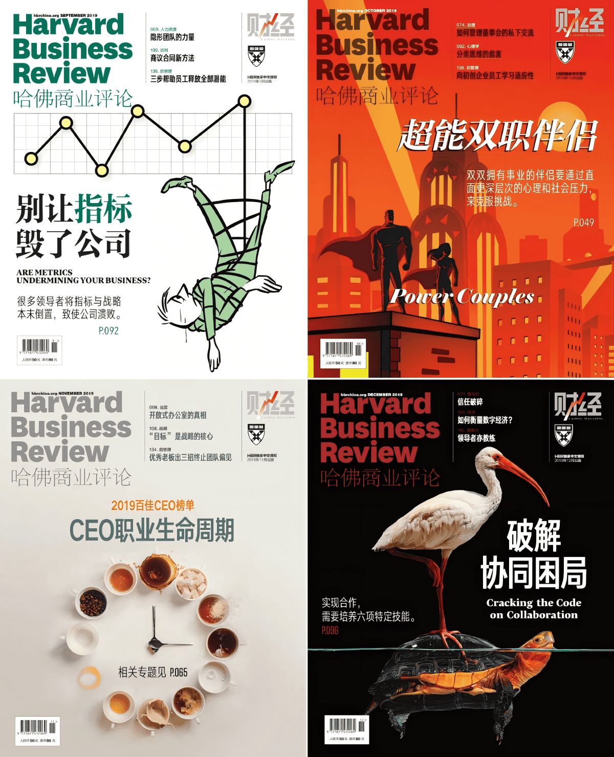 哈佛商业评论 2019全年共12本
