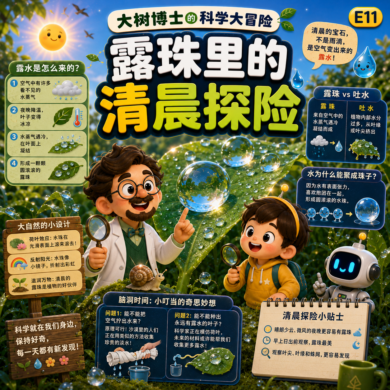 E11-露珠里的清晨探险｜天气 episode artwork