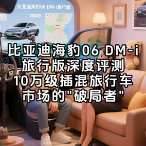 比亚迪海豹06 DM-i旅行版：2000km续航+670L超大空间