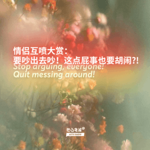 情侣互喷大赏：要吵出去吵！这点屁事也要胡闹？！
