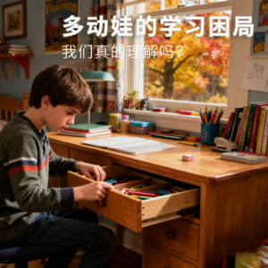 家里有个“永动机”孩子，上课走神、作业拖拉、成绩垫底，真的是他不努力吗？🤔