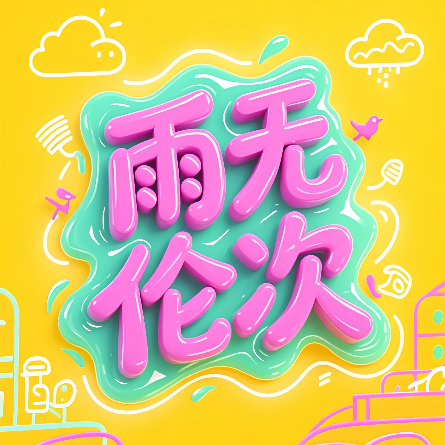 雨无伦次. cover art