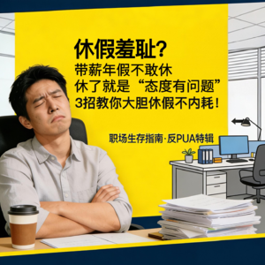 带薪年假不敢休？不存在的！