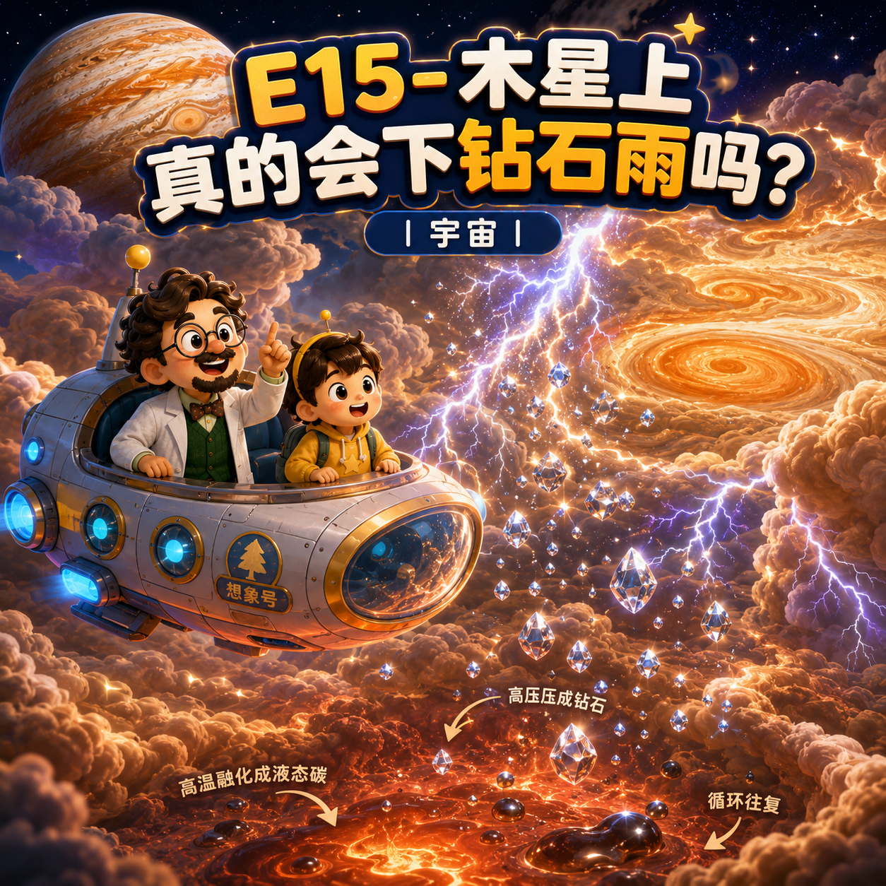 E15-木星上真的会下钻石雨吗？｜宇宙 episode artwork