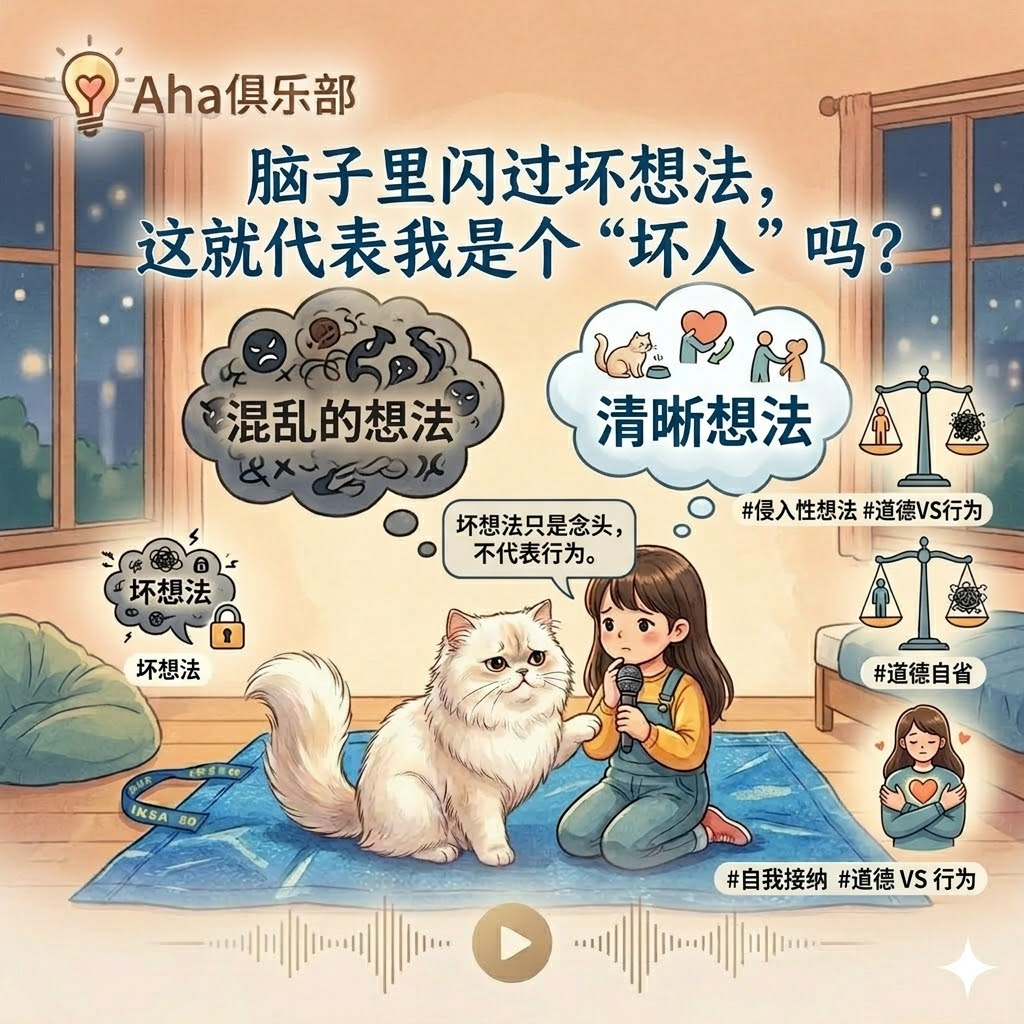 Vol3.3【情绪】脑子里闪过坏想法，这就代表我是个“坏人”吗？ episode artwork