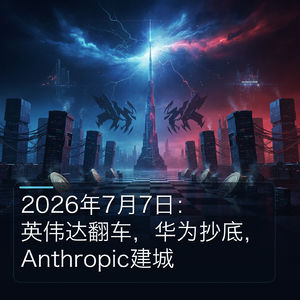 2026年7月：英伟达翻车，华为抄底，Anthropic建城