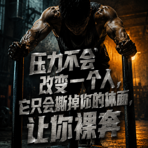 压力不会改变一个人，它只会撕掉你的体面，让你裸奔