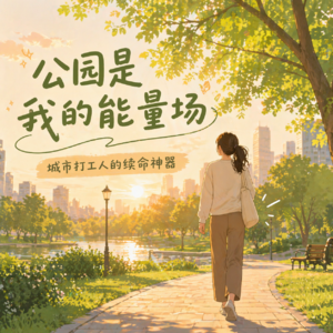 公园是我的能量场，城市打工人的“续命神器”