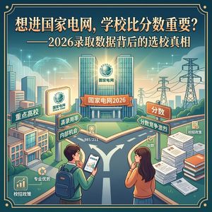 想进国家电网，学校比分数重要——2026年录取数据背后的选校真相