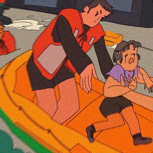 E533.当奥运选手带着皮划艇去救灾