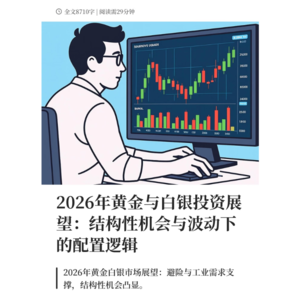 2026年黄金与白银投资展望：结构性机会与波动下的配置逻辑