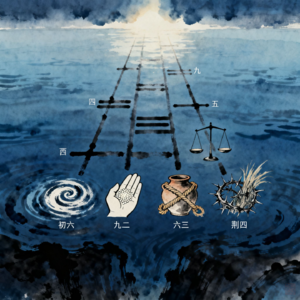 坎卦六爻:险境脱困六重境界