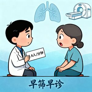 今天3分钟我们来聊聊每分钟1.4人!肺癌早筛必知